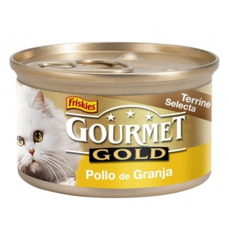 Gourmet gold Pollo Granja 85 gr, (a 0.68€ lata)