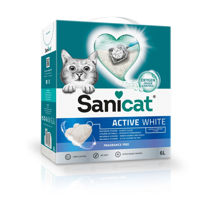 SANICAT ACTIVE  WHITE 6 L   5,10 Kg